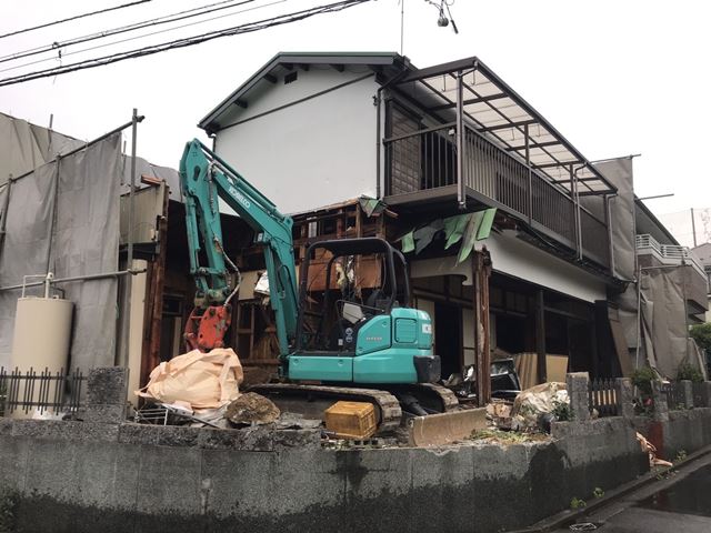 木造２階建て家屋解体工事(神奈川県横浜市戸塚区南舞岡)　工事後の様子です。